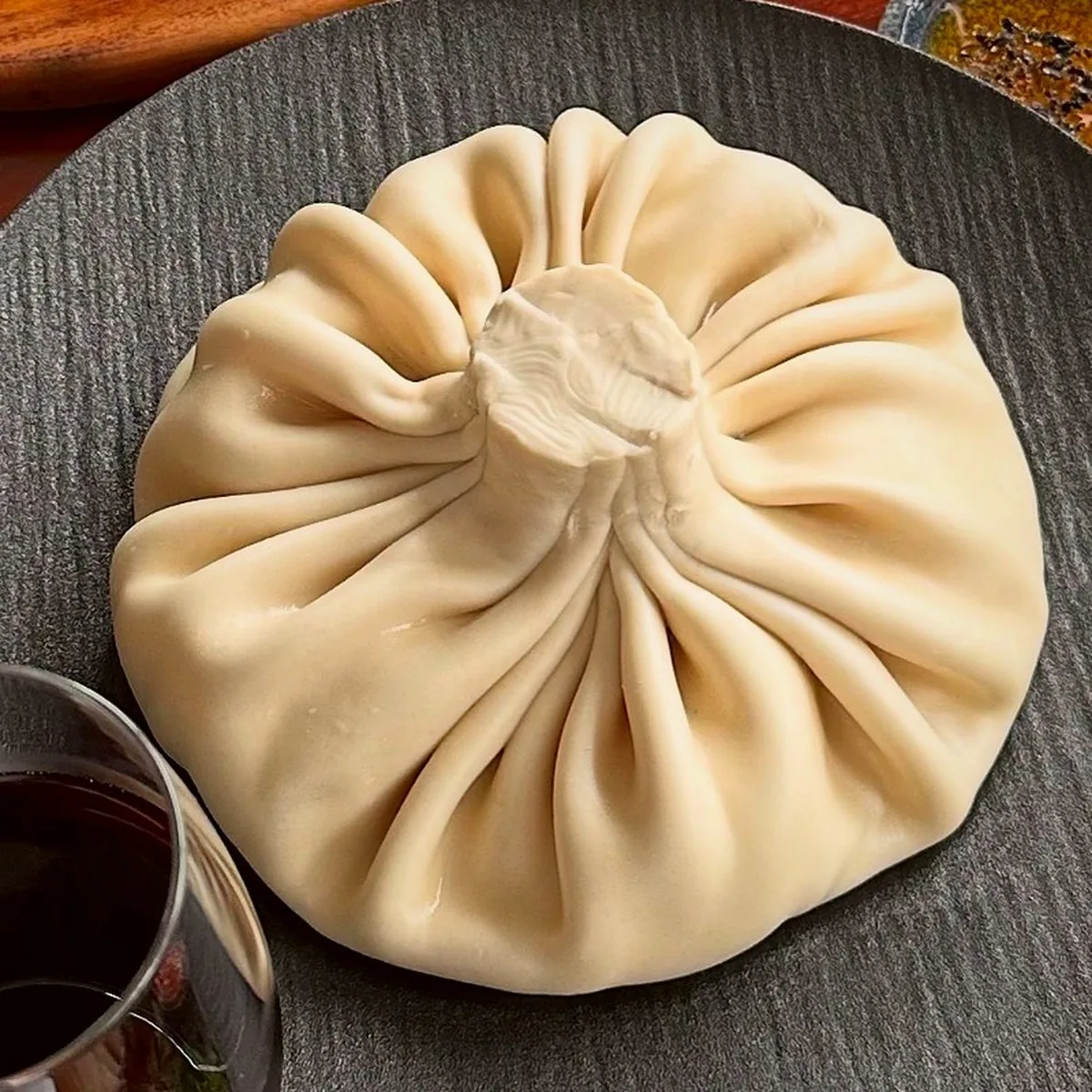 Khinkali mama at Tarragon Georgian restaurant, Uluwatu Bali