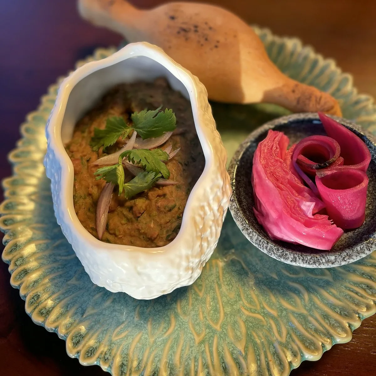 Lobio at Tarragon Georgian restaurant, Uluwatu Bali