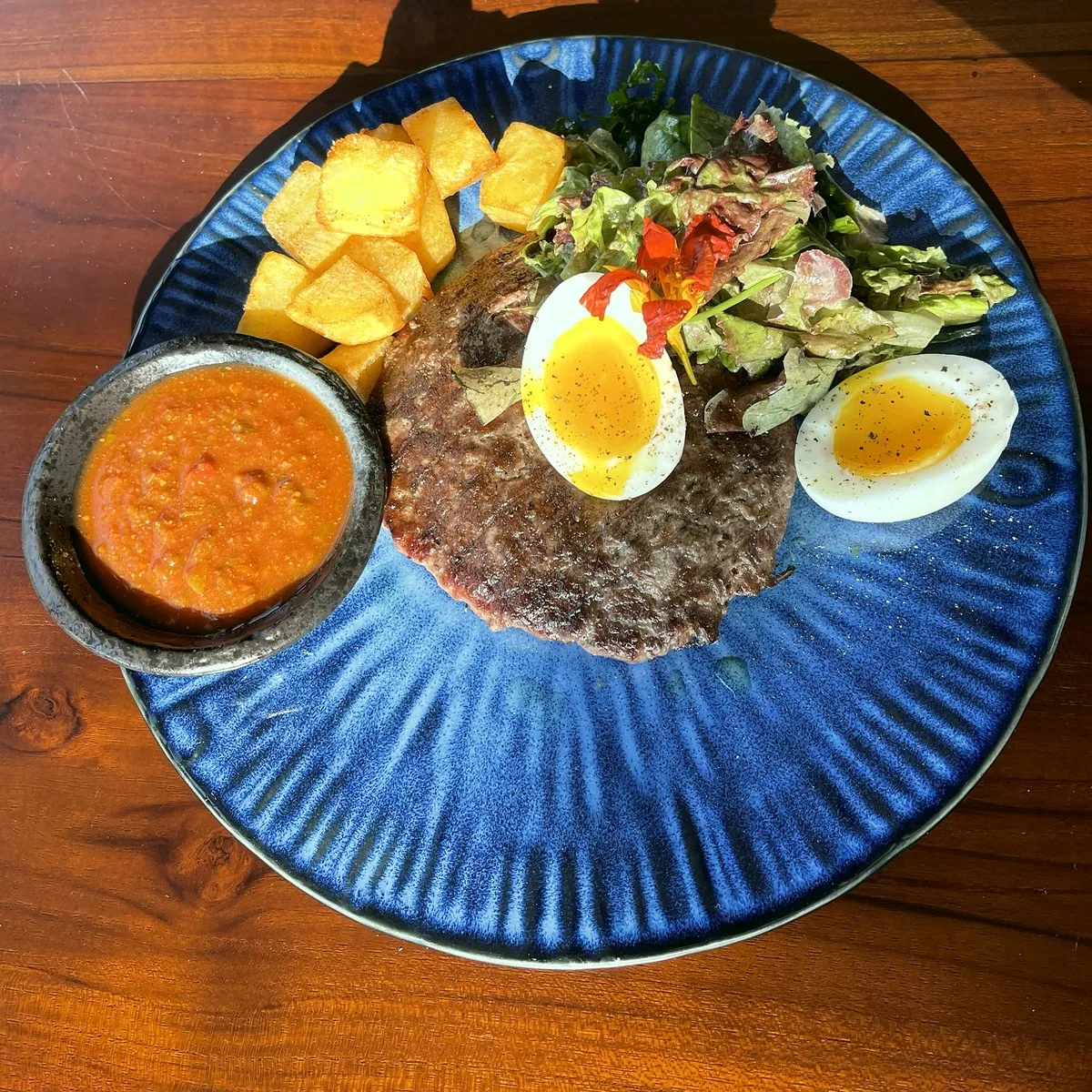 Megrelian beef cutlet at Tarragon Georgian restaurant, Uluwatu Bali