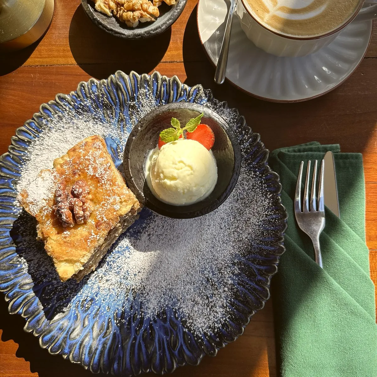 Signature baklava at Tarragon Georgian restaurant, Uluwatu Bali