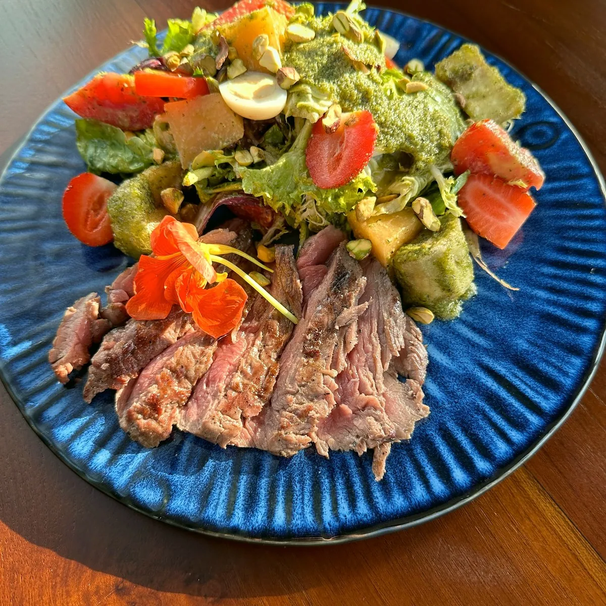 Tarragon salad at Tarragon Georgian restaurant, Uluwatu Bali